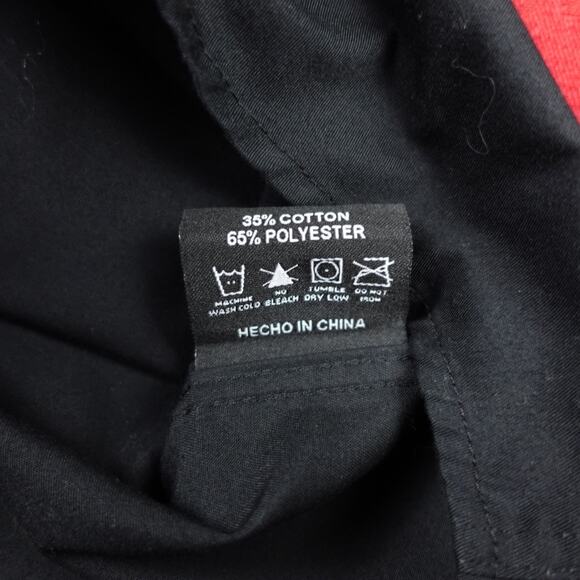 Dixxon Shirt Mens L BLK Short Sleeve Workforce Form Function *Patch Spot in pics - Picture 8 of 10